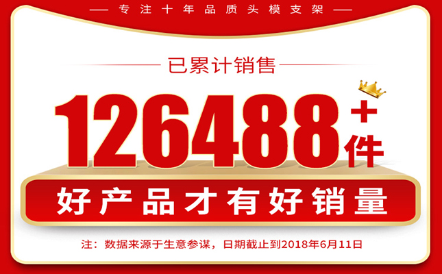 巩义淘宝装修之某头模支架店铺详情页淘宝装修完成