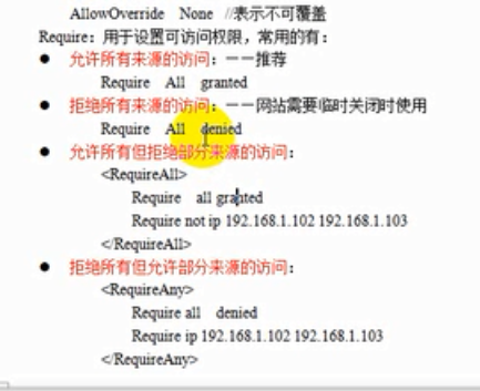 aache服务器设置网站访问权限